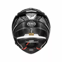 Casco Devil Carbon ST8 — Talla M, Negro brillo
